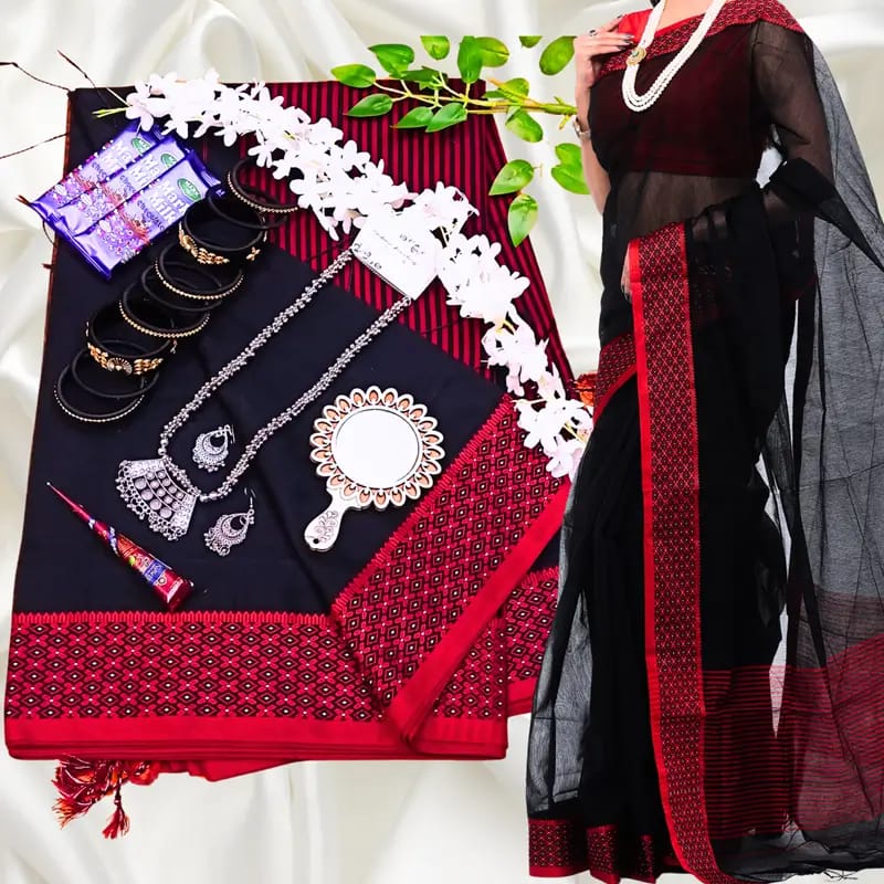 Budget Friendly Saree Gift Box - সেরা দামে শাড়ি কম্বো অফার