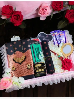 ভাইরাল কাতান শাড়ির কম্বো প্যাকেজ😍